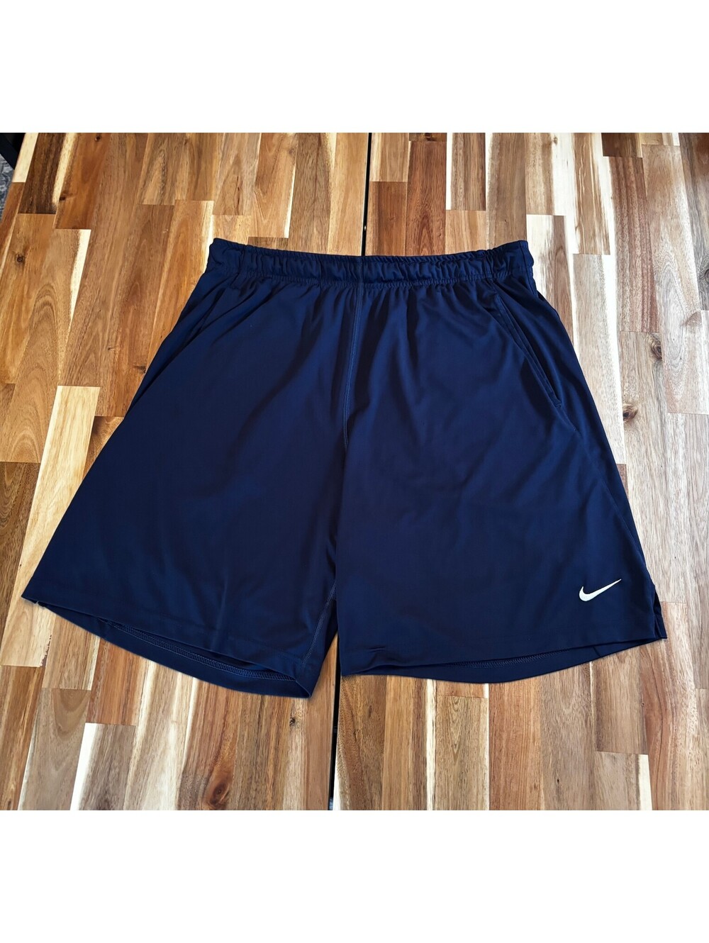 Nike Dri-FIT Men’s XL Navy Athletic Training Shorts Drawstring Pockets (2123)